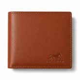 Men's Classic Leather Bifold Wallet : Tan Brown