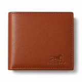 Men's Classic Leather Bifold Wallet : Tan Brown