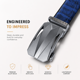 Men's Croc Belt - Royal Blue