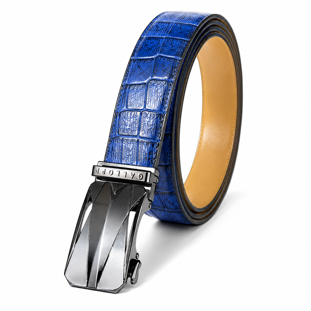 Men's Croc Belt - Royal Blue