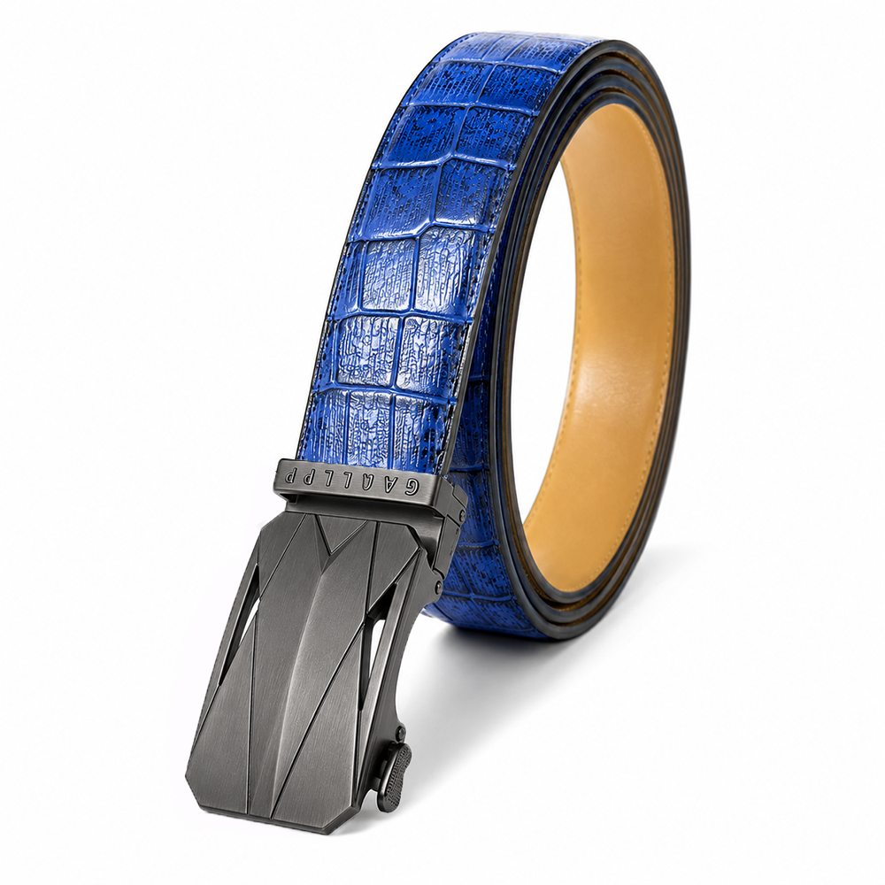 Men's Croc Belt - Royal Blue