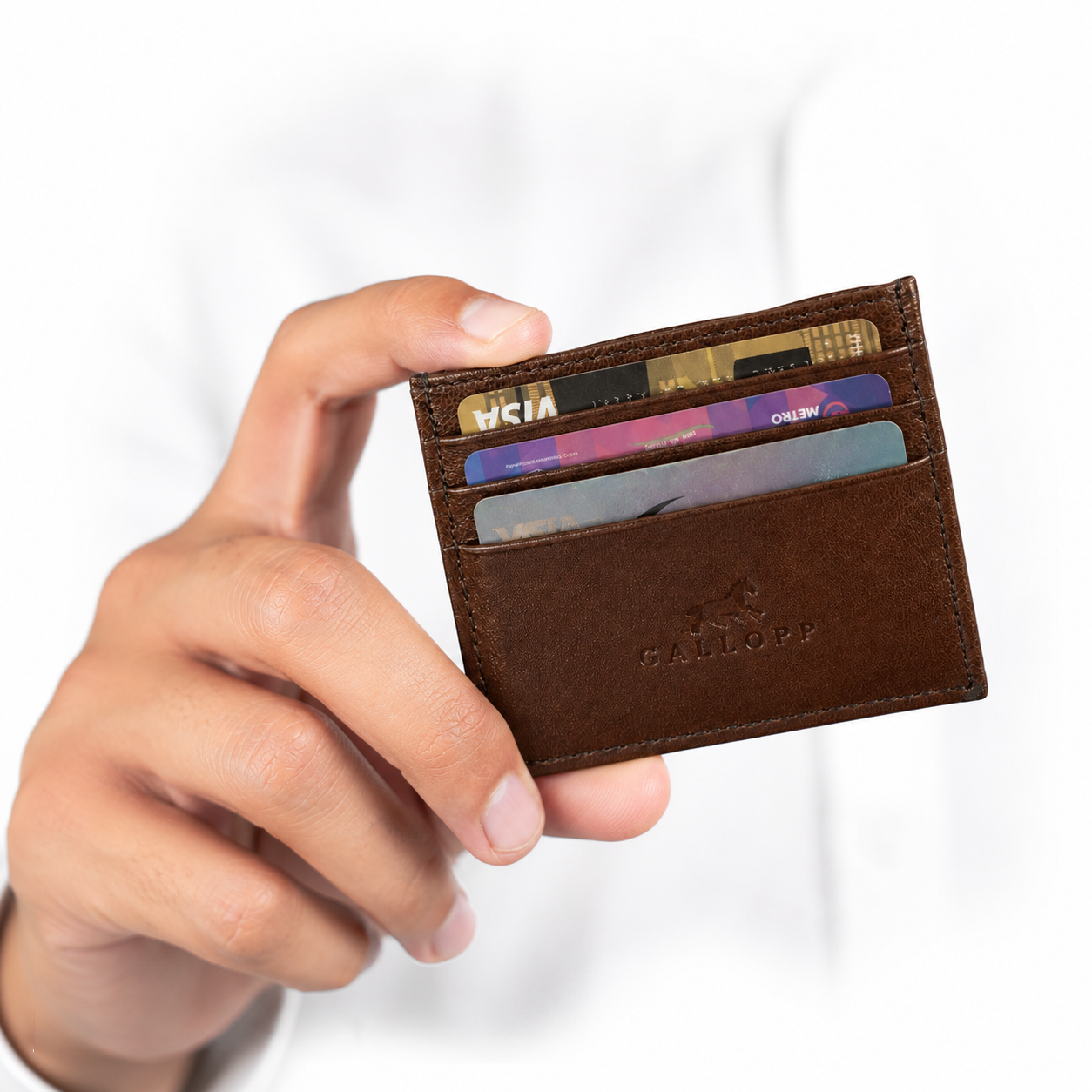 Men's Genuine Leather Card Holder