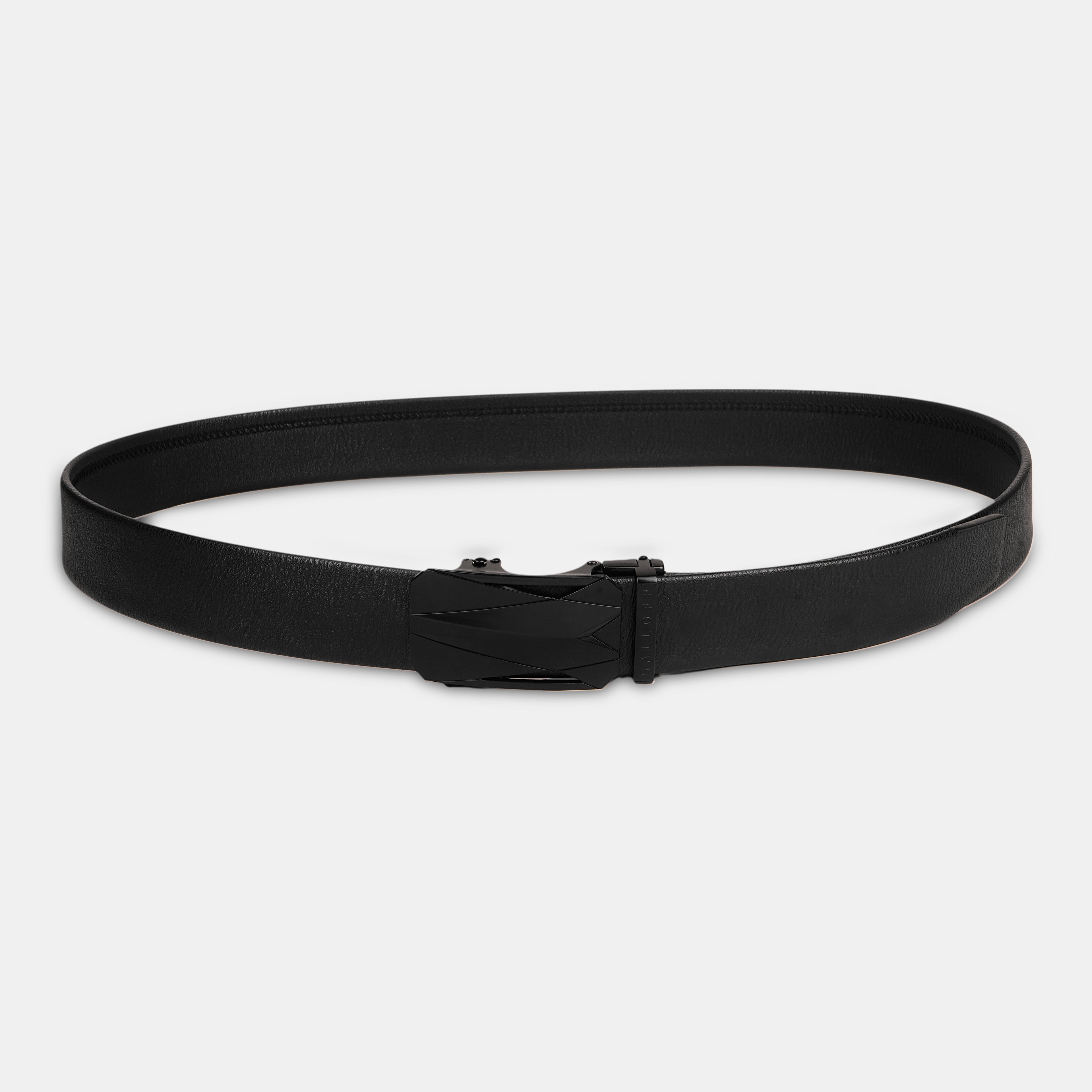 GALLOPP BURLEY Belts For Men Leather Original (Adjustable Fits Up to 44 Inch Waist) Ratchet Straps, Unique Magnetic Auto-lock Buckle Branded Belts For Men Leather Original with PVD coating for anti scratch