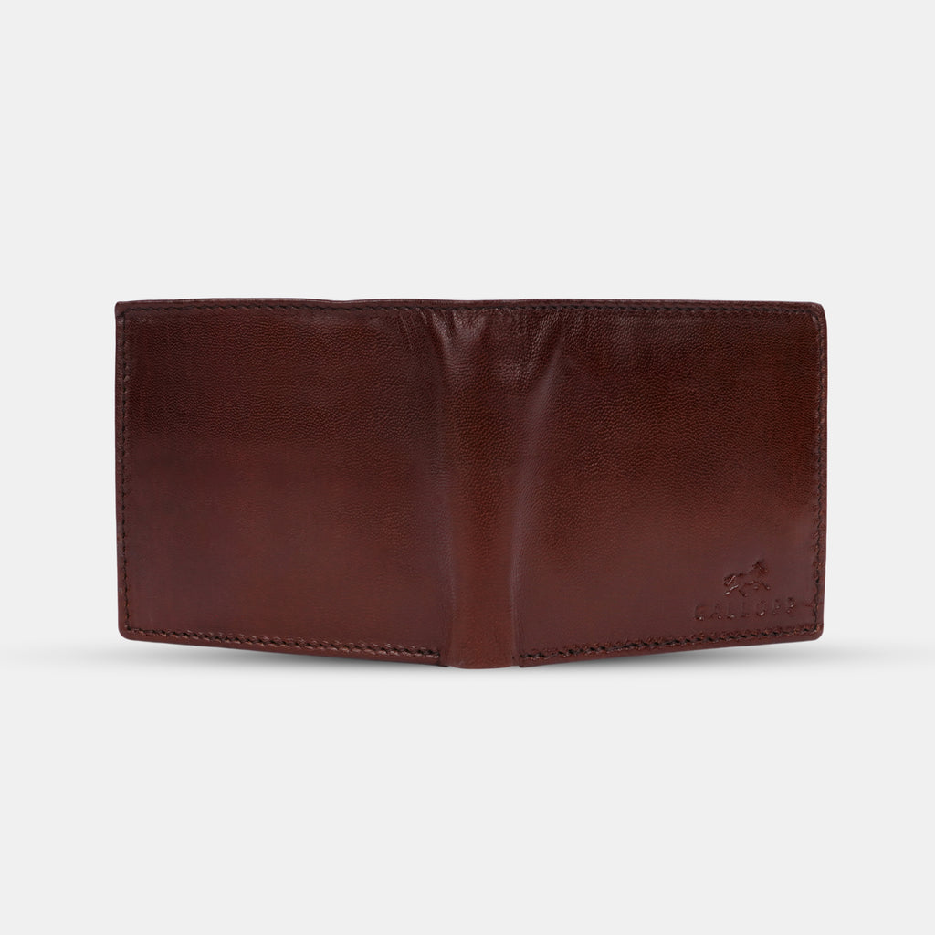 GALLOPP Brown Leather Men's Wallet
