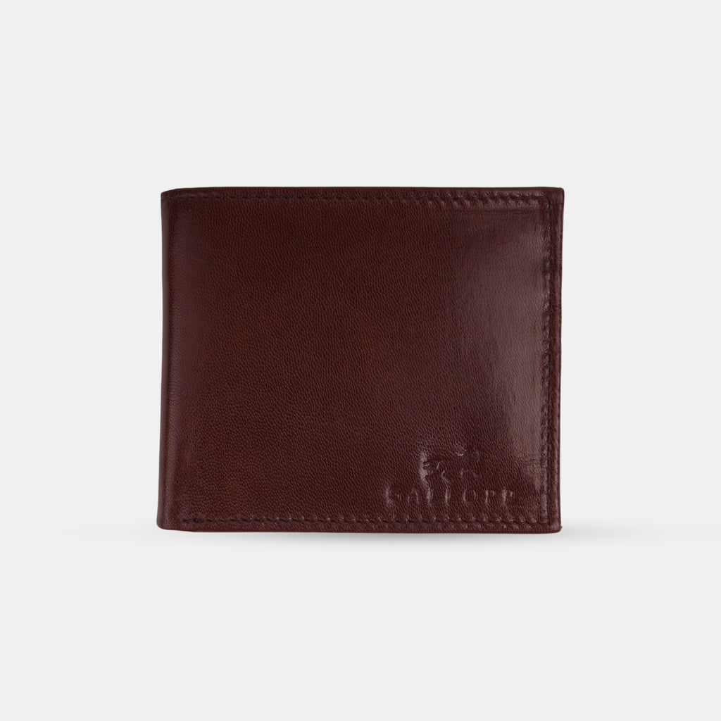 GALLOPP Brown Leather Men's Wallet