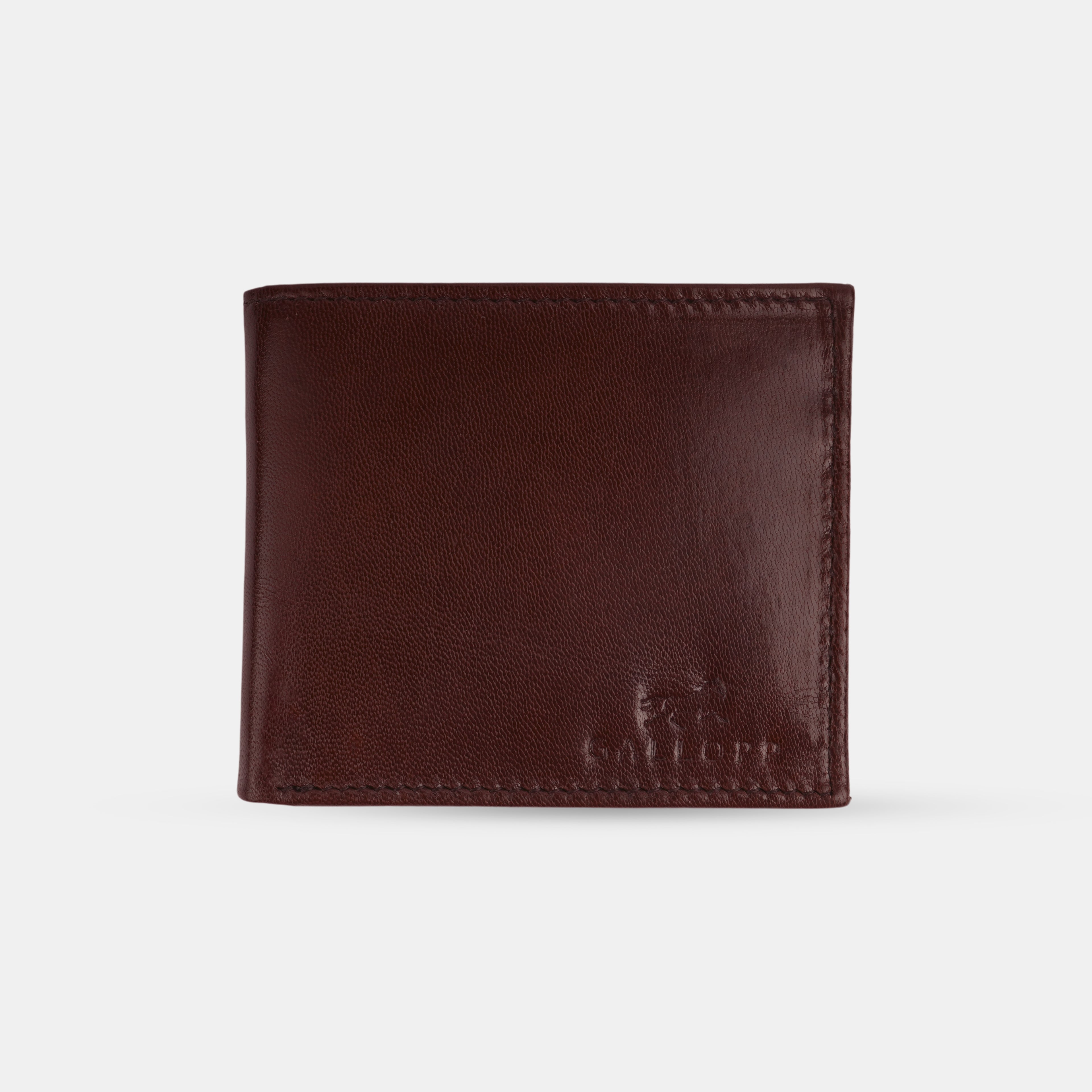 GALLOPP Brown Leather Men's Wallet