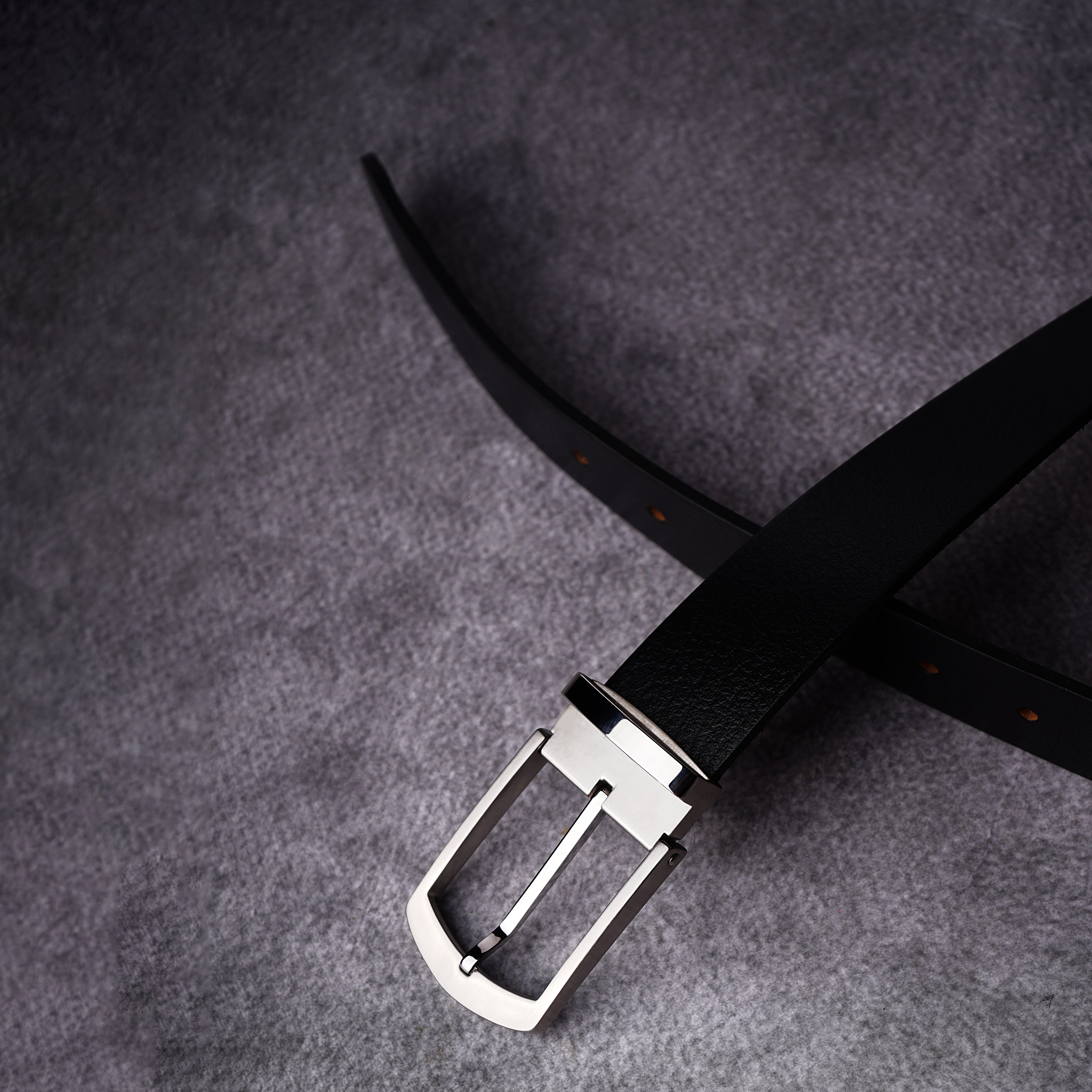 GALLOPP, 100% genuine Leather Formal Belt For Men with reversible buckle made of stainless steel (Color-Brown|GMB-02| 46 inches length|| Waist upto -40 inches)